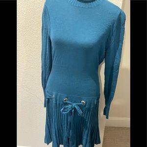 Cowl Neck Sweater Dress